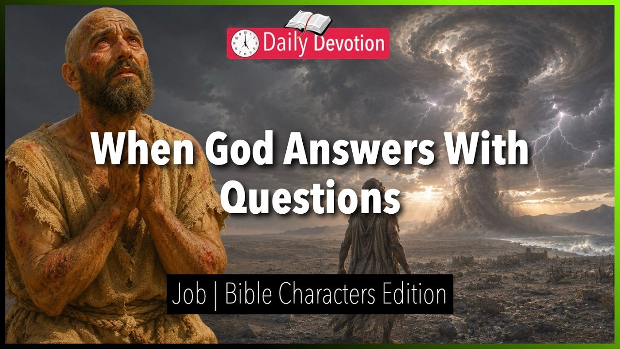 September 02: When God Answers With Questions - Job - Job 38 - 365 Daily Devotions cover art