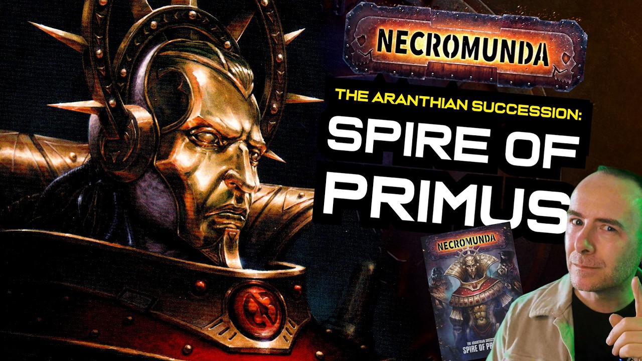 SPIRE OF PRIMUS: The Aranthian Succession's Final Act! | Necromunda Warhammer 40k Lore cover art
