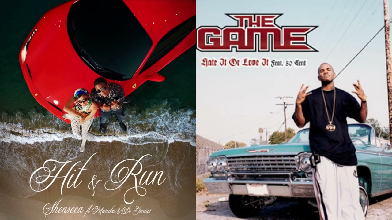 Shenseea - Hit & Run ft. Masicka Remix The Game - Hate It Or Love It cover art