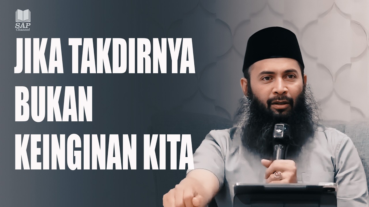 JIKA TAKDIRNYA BUKAN KEINGINAN KITA⁉️| USTADZ SYAFIQ RIZA BASALAMAH cover art