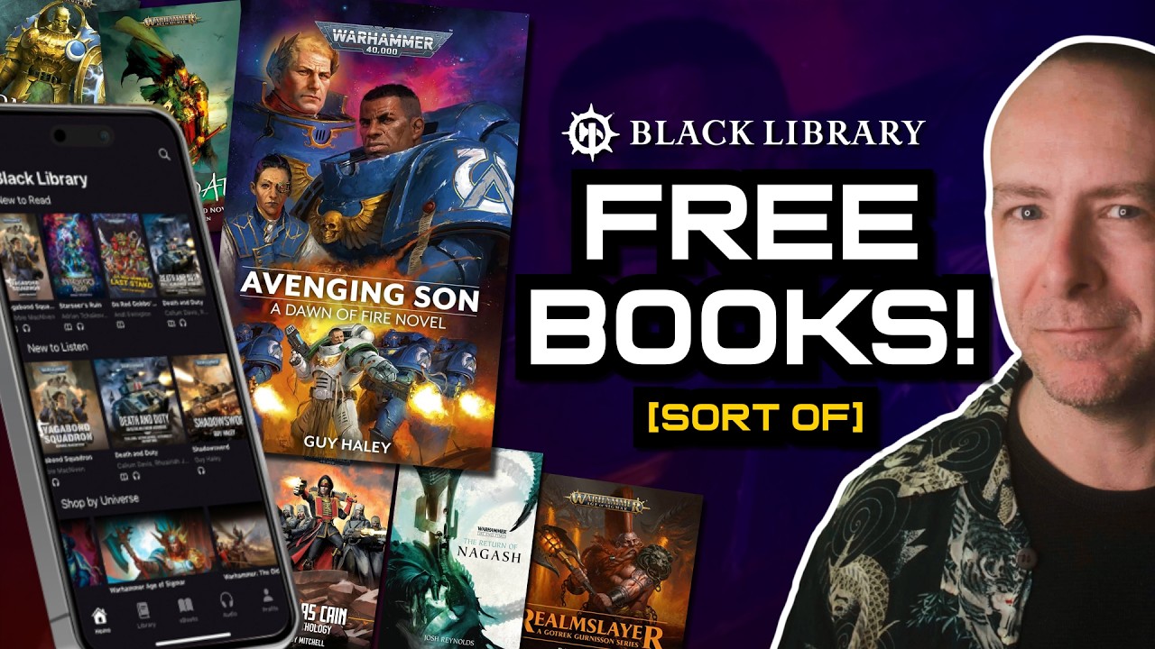 Rating the 8 FREE WARHAMMER BOOKS bundled with the new BLACK LIBRARY APP! cover art