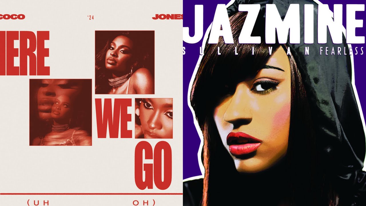 Coco Jones - Here We Go (Uh Oh) Remix Jazmine Sullivan - Lions, Tigers & Bears cover art