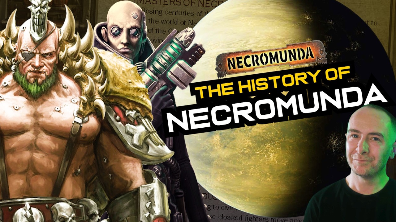 NECROMUNDA: The Long and Fishy History | Warhammer 40k Lore cover art