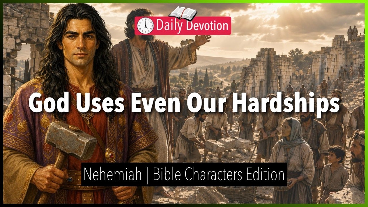 August 27: God Uses Even Our Hardshipsxa0- Nehemiah - Nehemiah 2:1-20 - 365 Daily Devotions cover art
