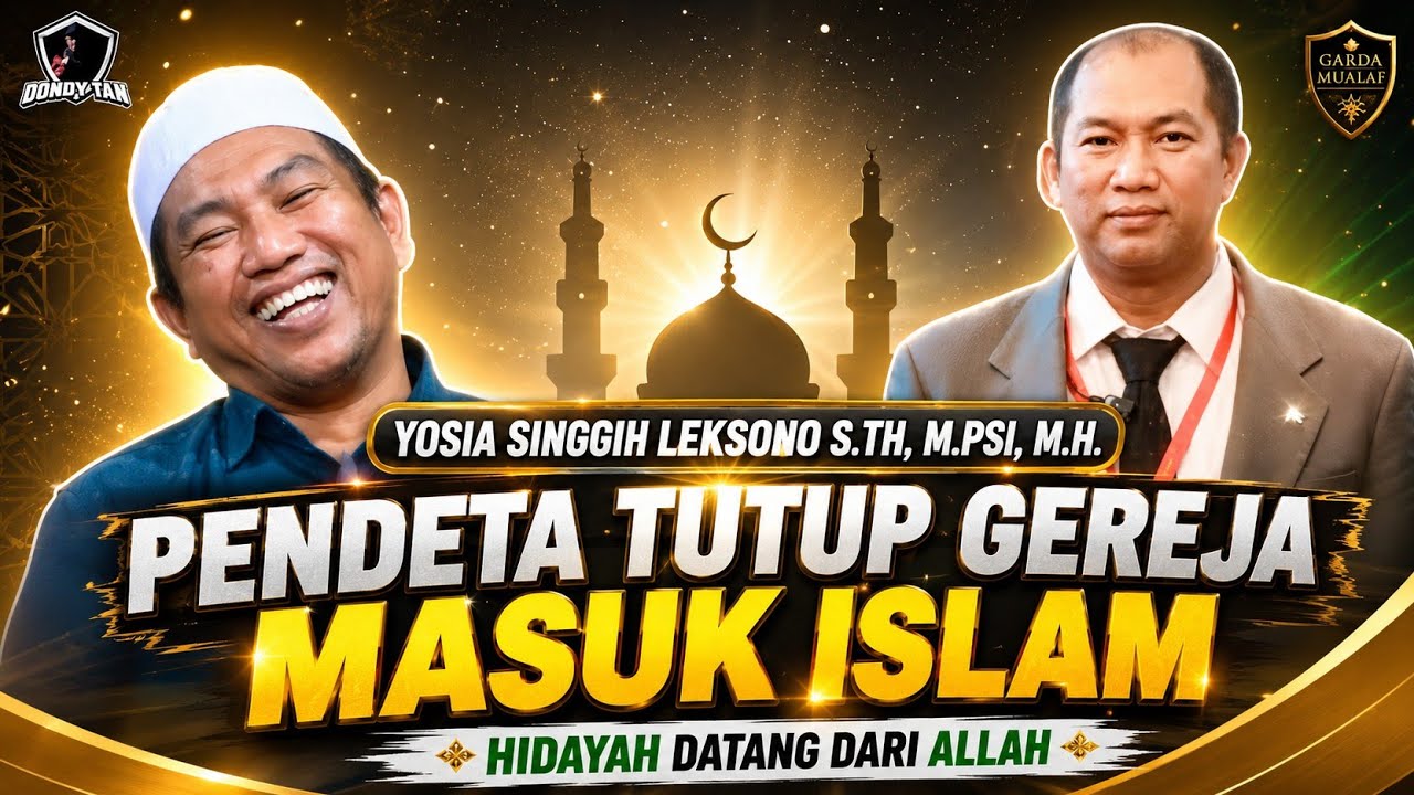 GURU ELIA MYRON MASUK ISLAM TUTUP GEREJA DIJADIKAN MASJID MASUK ISLAM HIDAYAH DATANG DARI ALLAH cover art