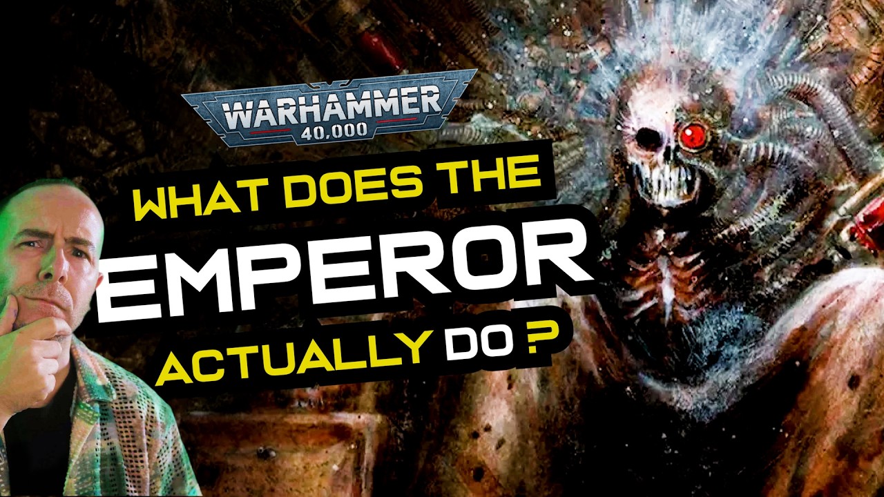 THE EMPEROR: What Does He Actually DO in 40k? | Warhammer 40,000Lore cover art
