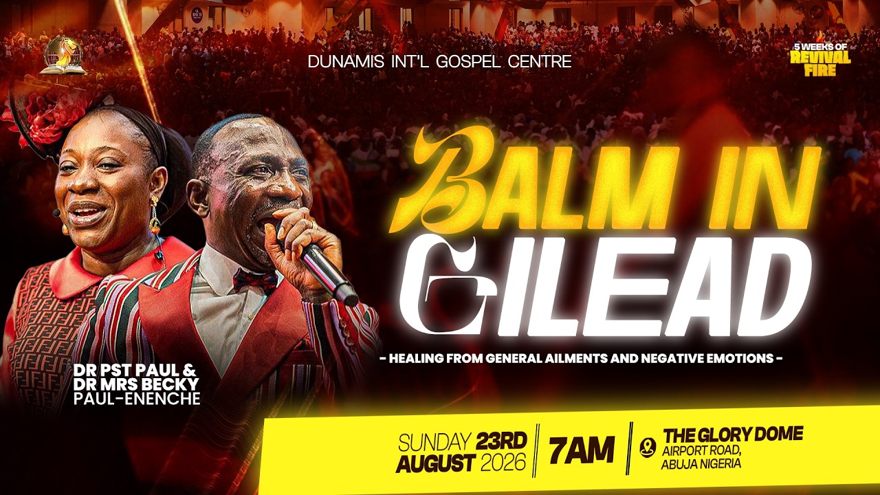 AUGUST 2026 PRE-CONVENTION SERVICE || 5 WEEKS OF REVIVAL [WEEK 4] || 23-08-2026 cover art
