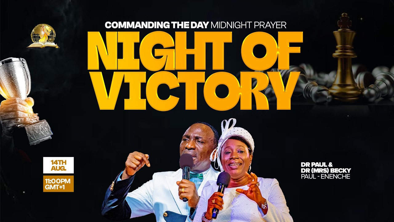COMMANDING THE DAY MIDNIGHT PRAYER VICTORY NIGHT REBROADCAST || 15-08-2026 cover art
