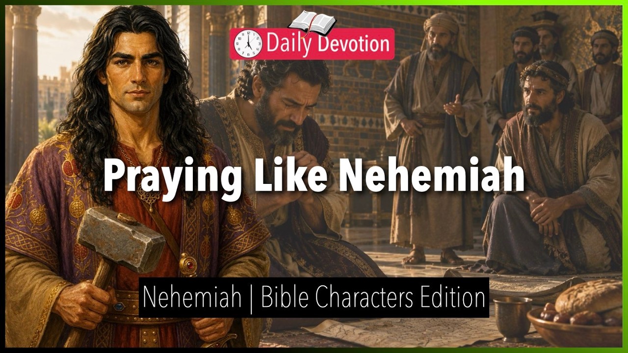 August 26:xa0 Praying Like Nehemiah - Nehemiah 1:1-11 - 365 Daily Devotions cover art