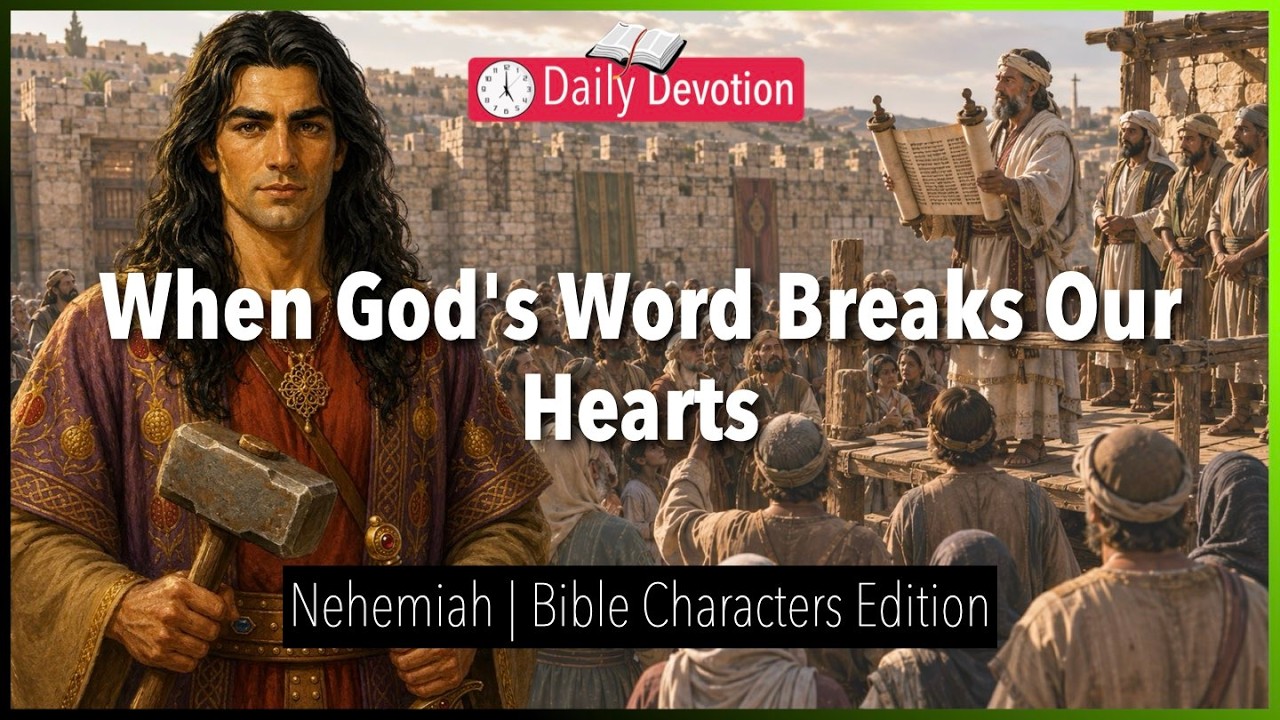 August 29: When God's Word Breaks Our Hearts - Nehemiah - Nehemiah 8- 365 Daily Devotions cover art