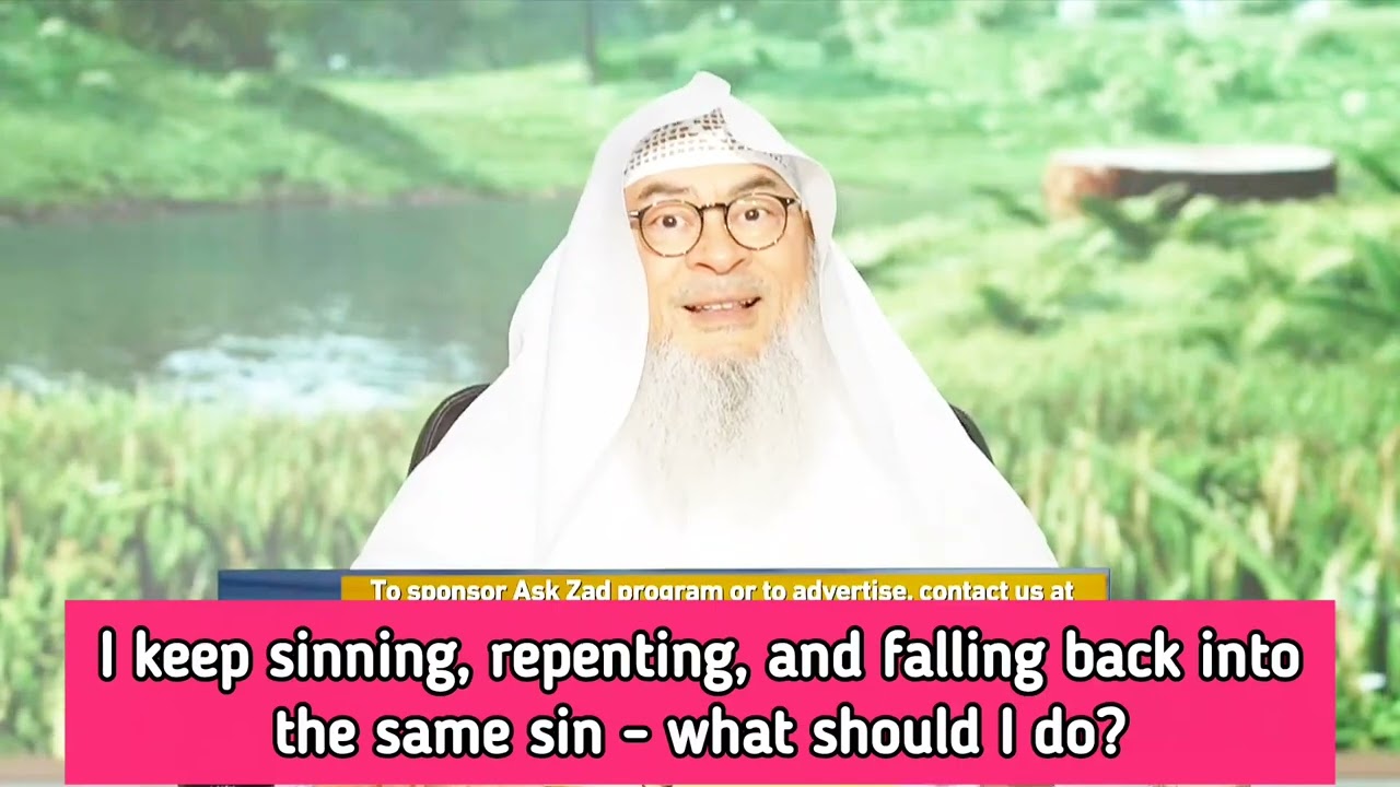 Ruling on one who sins, repents & goes back to sinning ! assim al hakeem cover art