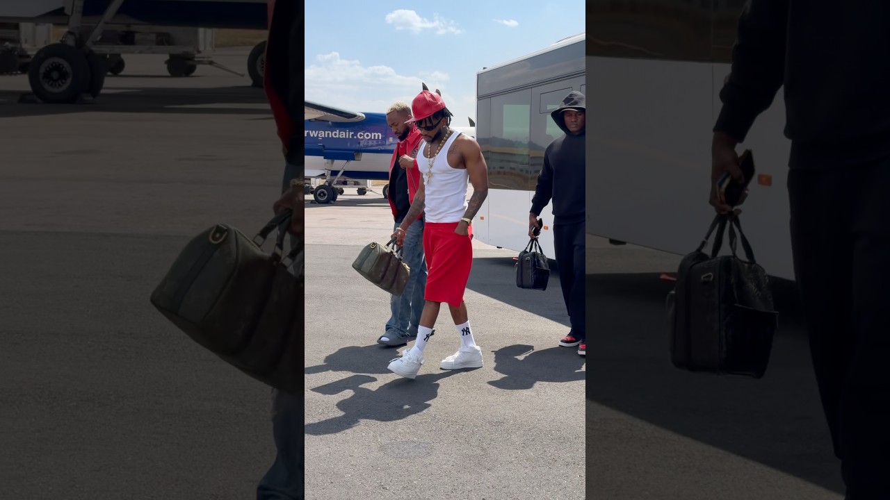With The #Team #diamondplatnumz #Trending #kenya #shorts #trending #privatejet #RWANDA #Kigali #wcb cover art