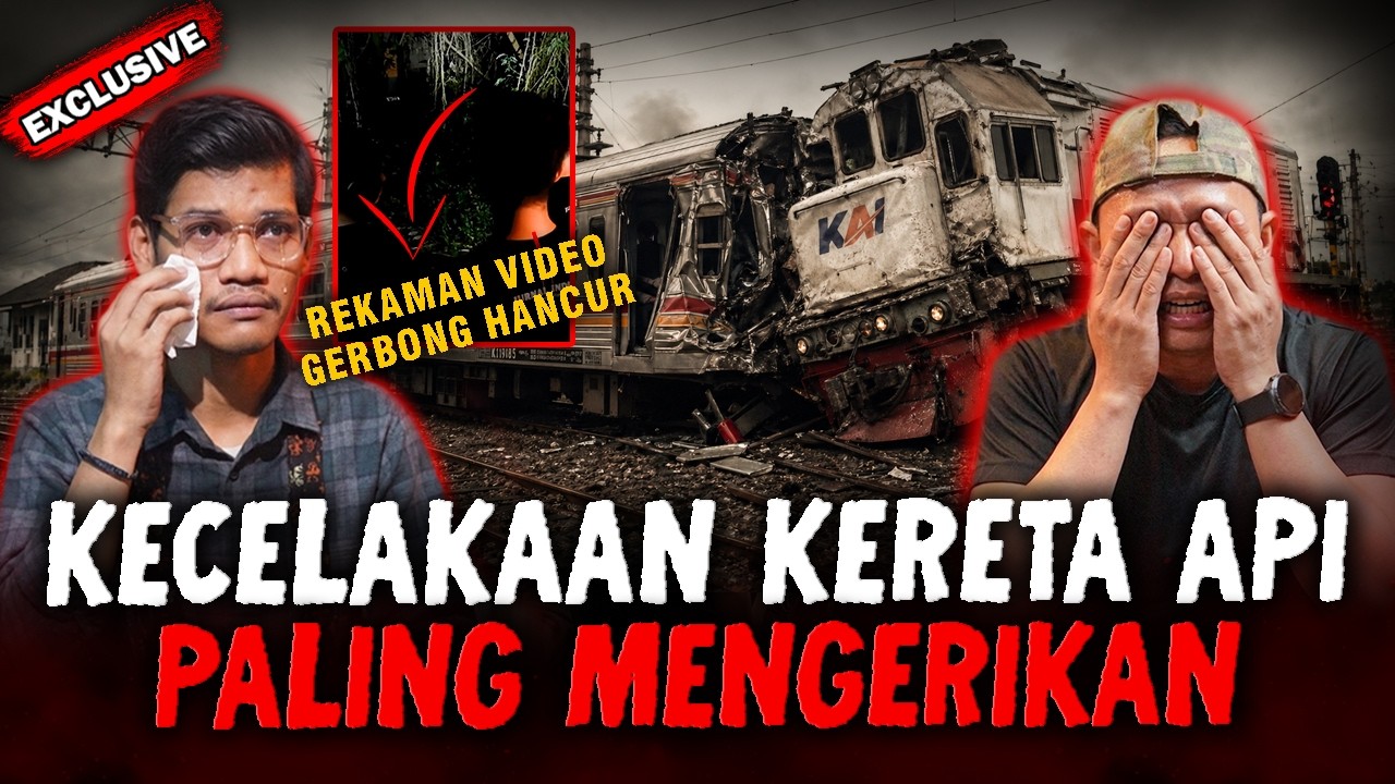 MENGERIKAN ! TRAGEDI KERETA API BANYAK ARWAH KORBAN MINTA TOLONG !! cover art