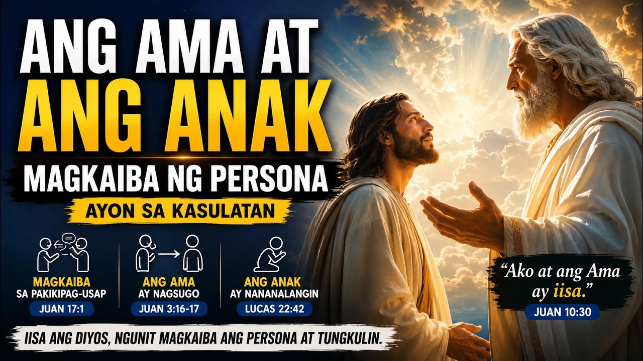ang AMA at ANAK magkaiba ng persona | HEBREO 1:8 -  (LIVE STREAM) cover art