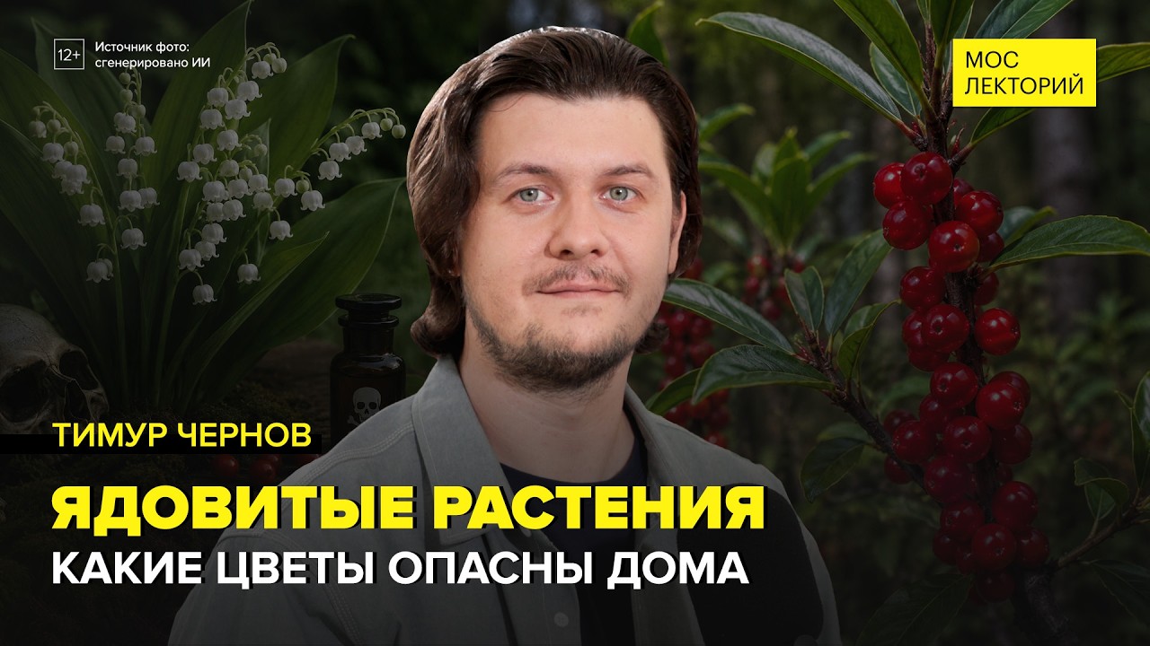 Ядовитые растения рядом с нами | Тимур Чернов Лекция 2026 | Мослекторий cover art