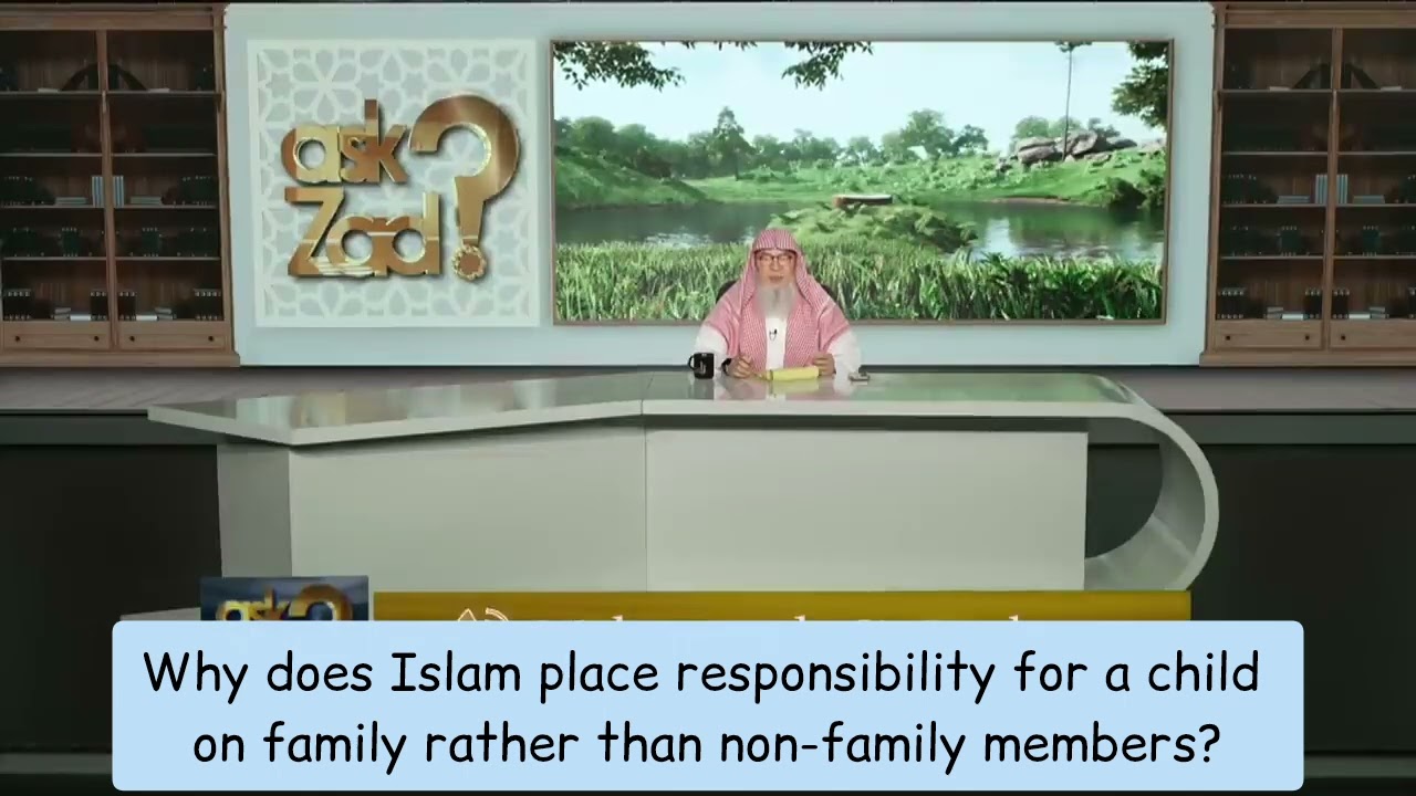 Why does Islam place responsibility of child on family rather than non family members assim alhakeem cover art