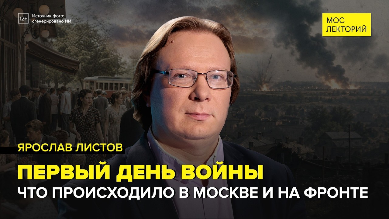Первый день войны | Ярослав Листов Лекция 2026 | Мослекторий cover art