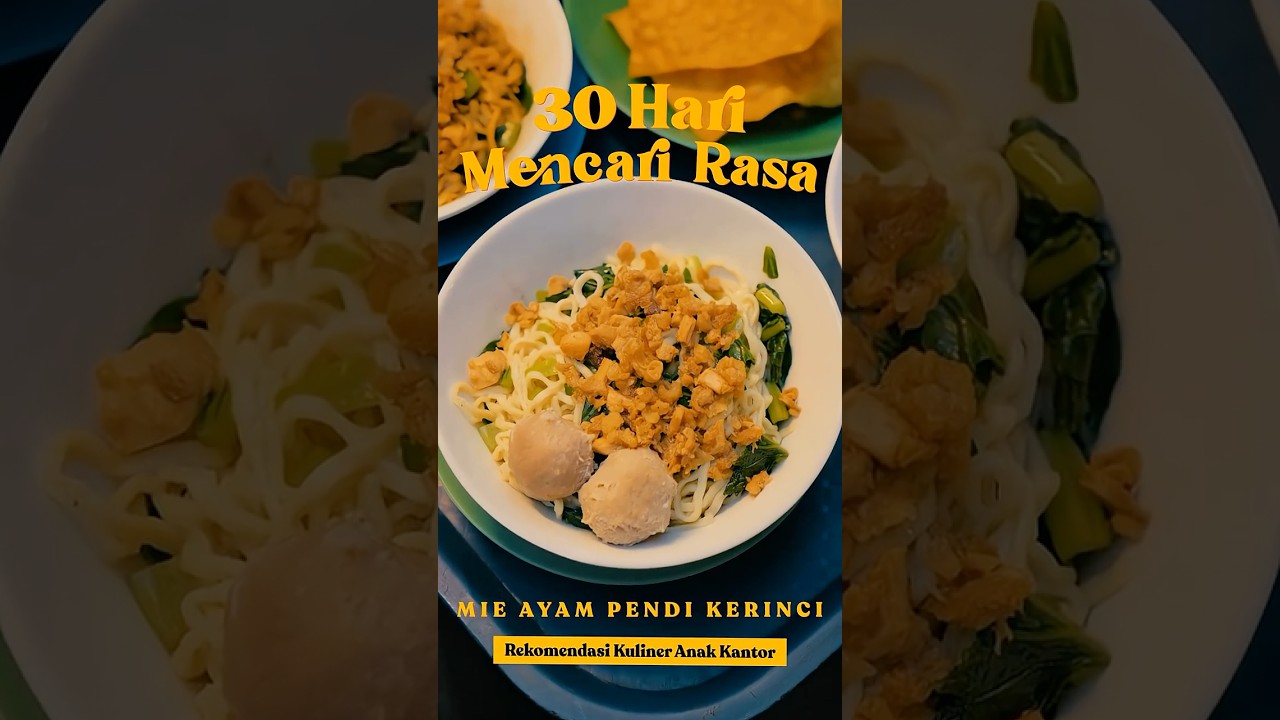 30 Hari Mencari Rasa: Mie Ayam Pendi Kerinci (22/30) #30harimencarirasa #cxomedia #kuliner cover art