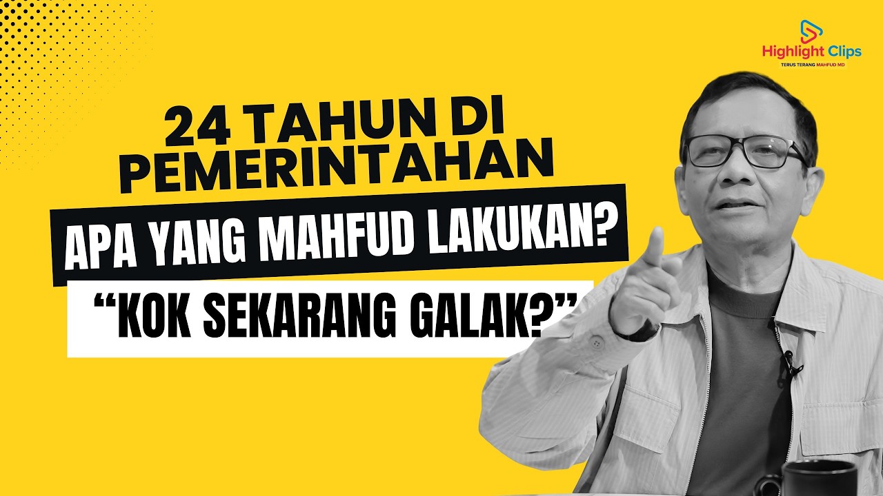 DITUDING BARU BERANI SETELAH TAK BERKUASA, MAHFUD MD BUKA REKAM JEJAKNYA cover art