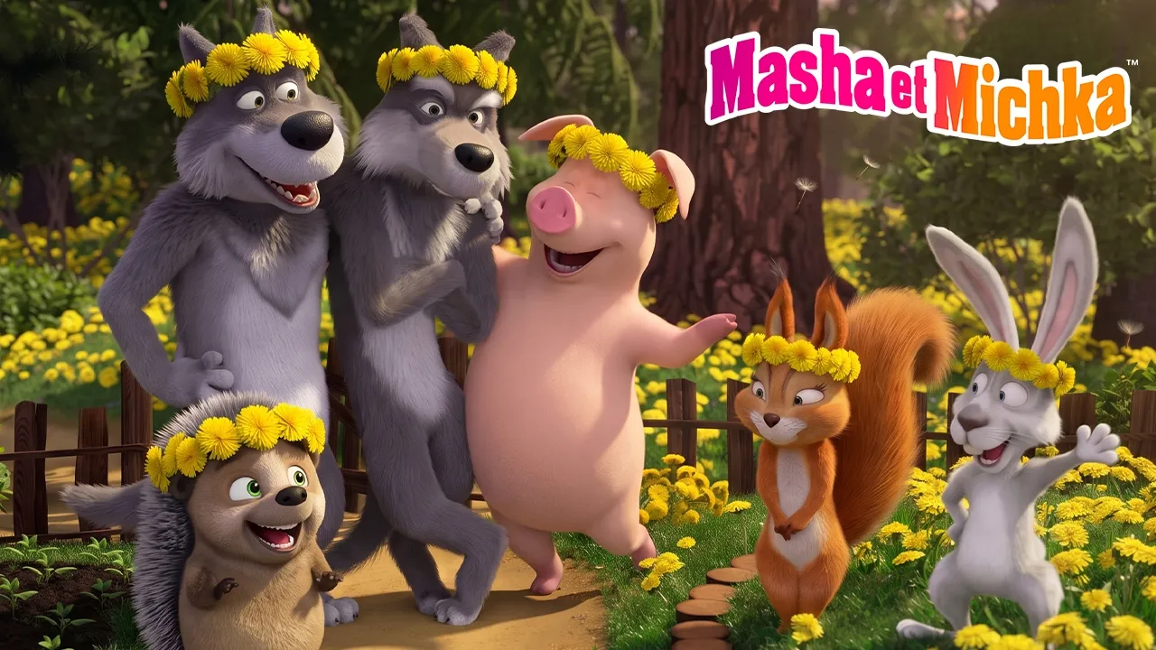Masha et Michka 👱🏻‍♀️ La playlist sur les Loups ! 🐺🐺