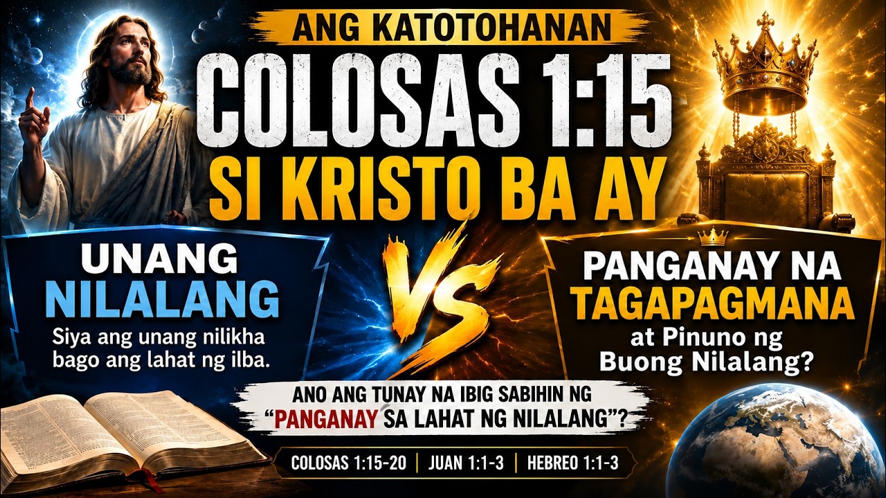 Ang Panganay na Tagapagmana | Colosas 1:15 -  (LIVE STREAM) cover art