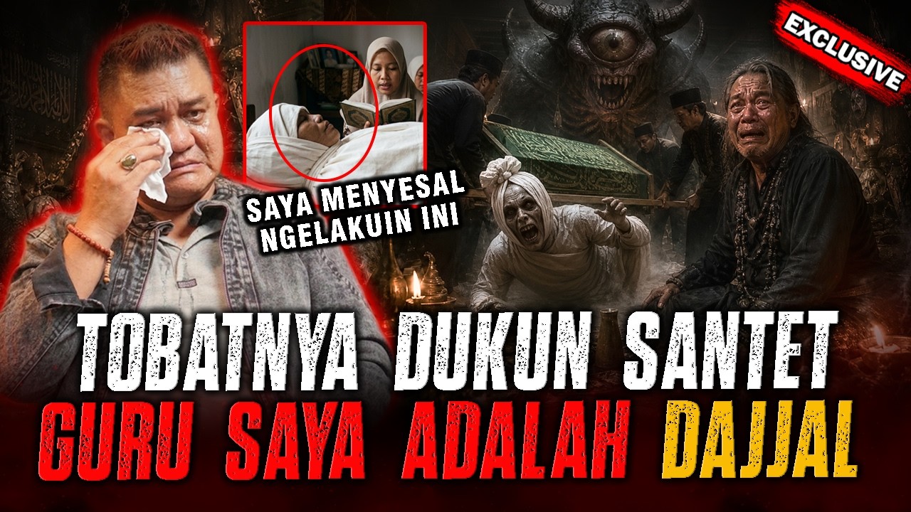 SANTET, TELUH, PESUGIHAN SAYA BISA SEMUA BANG ! PENGAKUAN TOBATNYA DUKUN PEMUJA DAJJAL !! cover art
