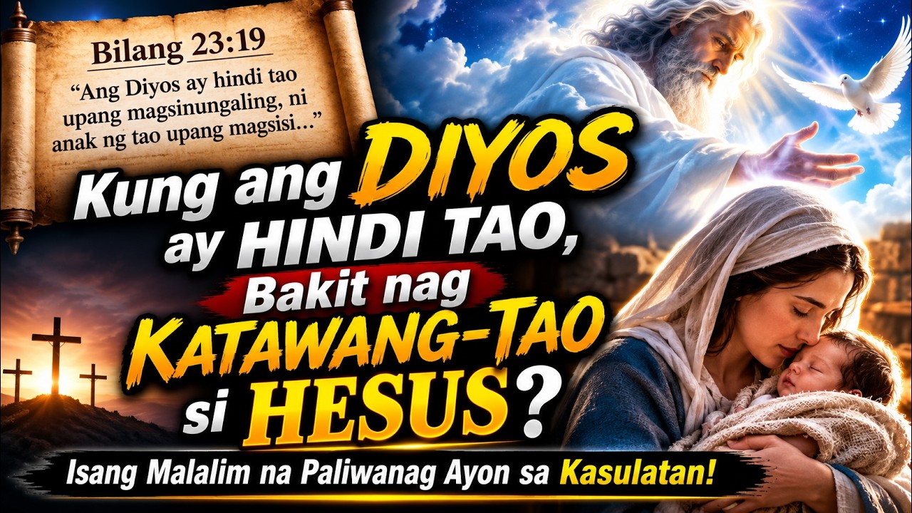 ang Diyos ay hindi tao”, ngunit si Jesus ay nagkatawang-tao. | Bilang 23:19 cover art