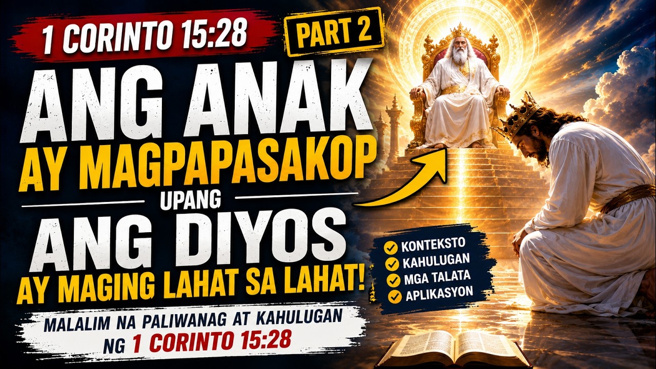 Ang Anak ay magpapasakop upang ang Diyos ay maging lahat sa lahat | 1 Corinto 15:28 -  (LIVE STREAM) cover art