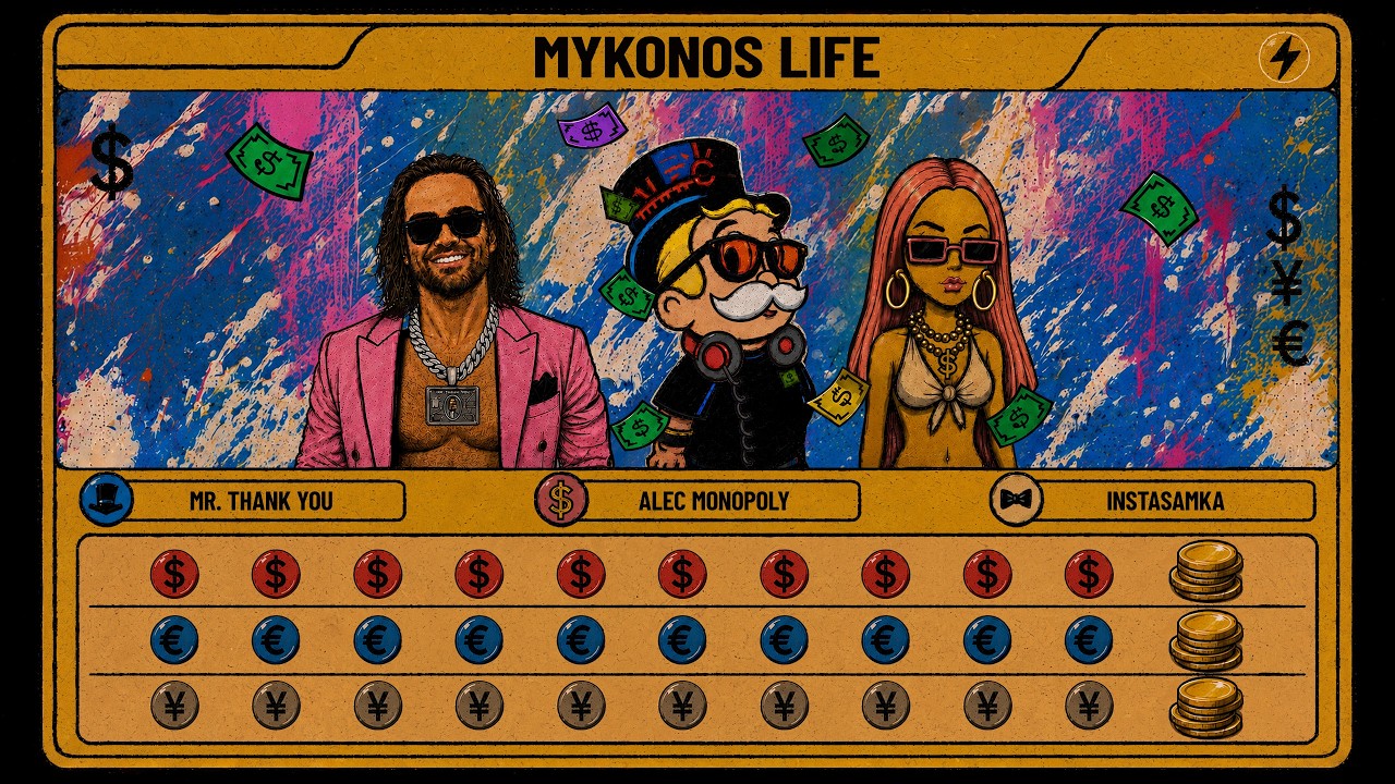 INSTASAMKA, Mr. Thank You, Alec Monopoly - Mykonos Life (prod. realmoneyken) cover art