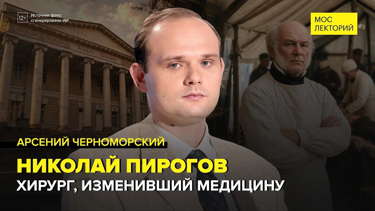 Николай Пирогов: хирург, изменивший медицину | Арсений Черноморский Лекция 2026 | Мослекторий cover art