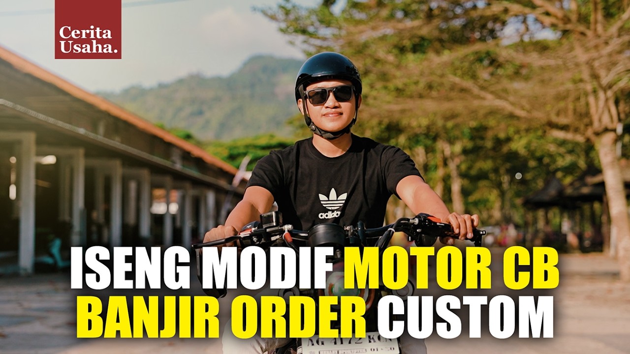 Lulus Sarjana Tak Kerja Kantoran, Malah Bisnis Motor Custom di Kampung Halaman cover art