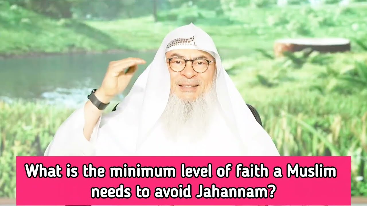 Not everyone can be Muhsin, what's minimum level of faith muslim needs to avoid hell assim al hakeem cover art