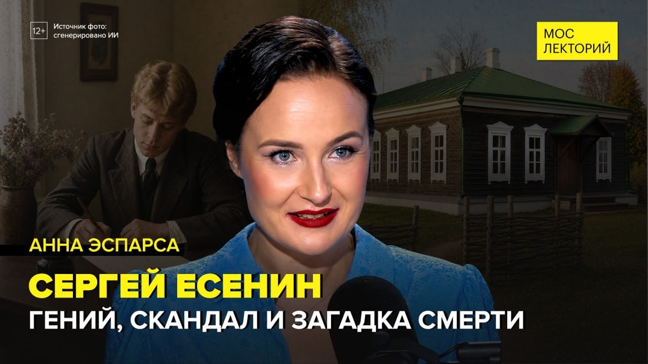 Сергей Есенин и образ «деревенского поэта» | Анна Эспарса Лекция 2026 | Мослекторий cover art