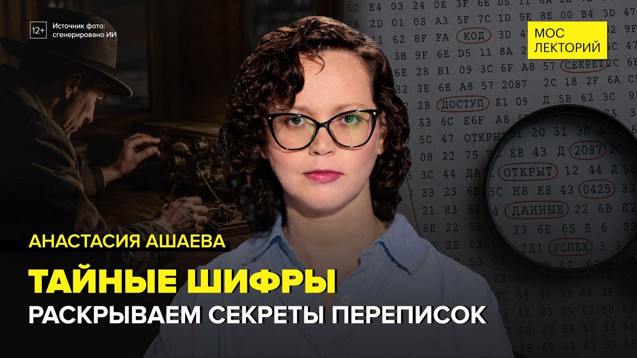 Тайные шифры и их история | Анастасия Ашаева Лекция 2026 | Мослекторий cover art