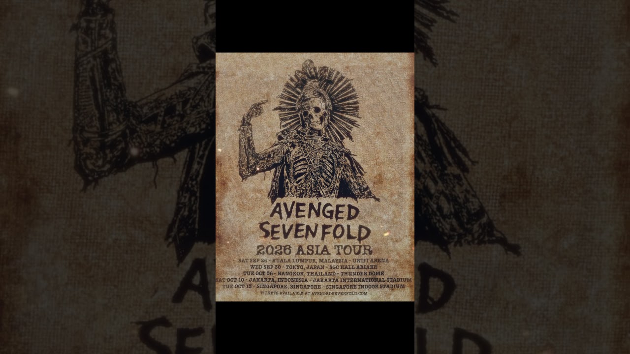 A7X Asia Tour 2026 | Deathbats Club and Deathbat Rewards get first access cover art