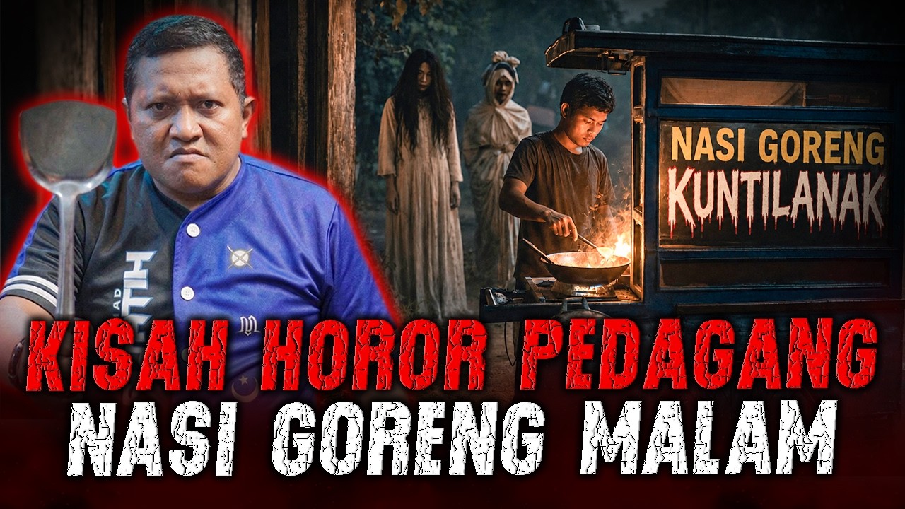 GILA SEREM BANGET ! PEDAGANG NASI GORENG INI HAMPIR MENINGGAL SAAT JUALAN MALAM HARI !! cover art