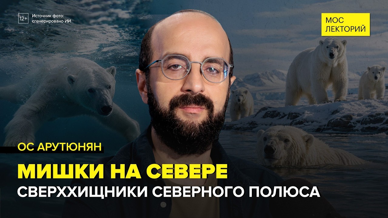 Белые медведи: сверххищники Северного полюса | Ос Арутюнян Лекция 2026 | Мослекторий cover art