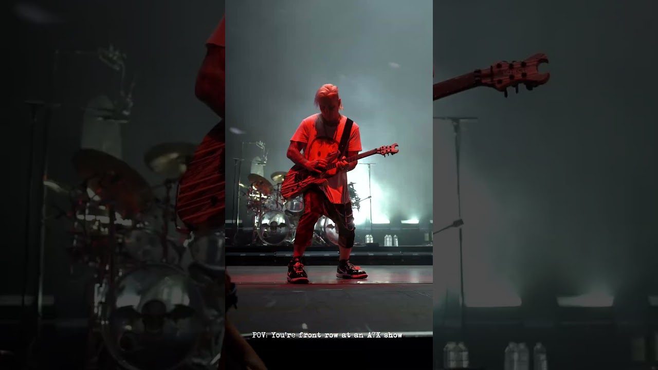 POV: You're front row at an A7X show cover art