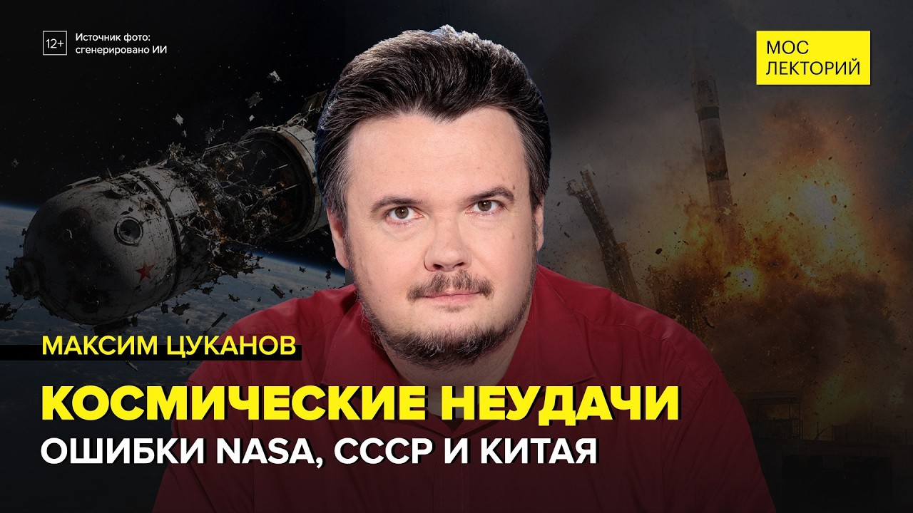 Космические неудачи: ошибки NASA, СССР и Китая | Максим Цуканов Лекция 2026 | Мослекторий cover art