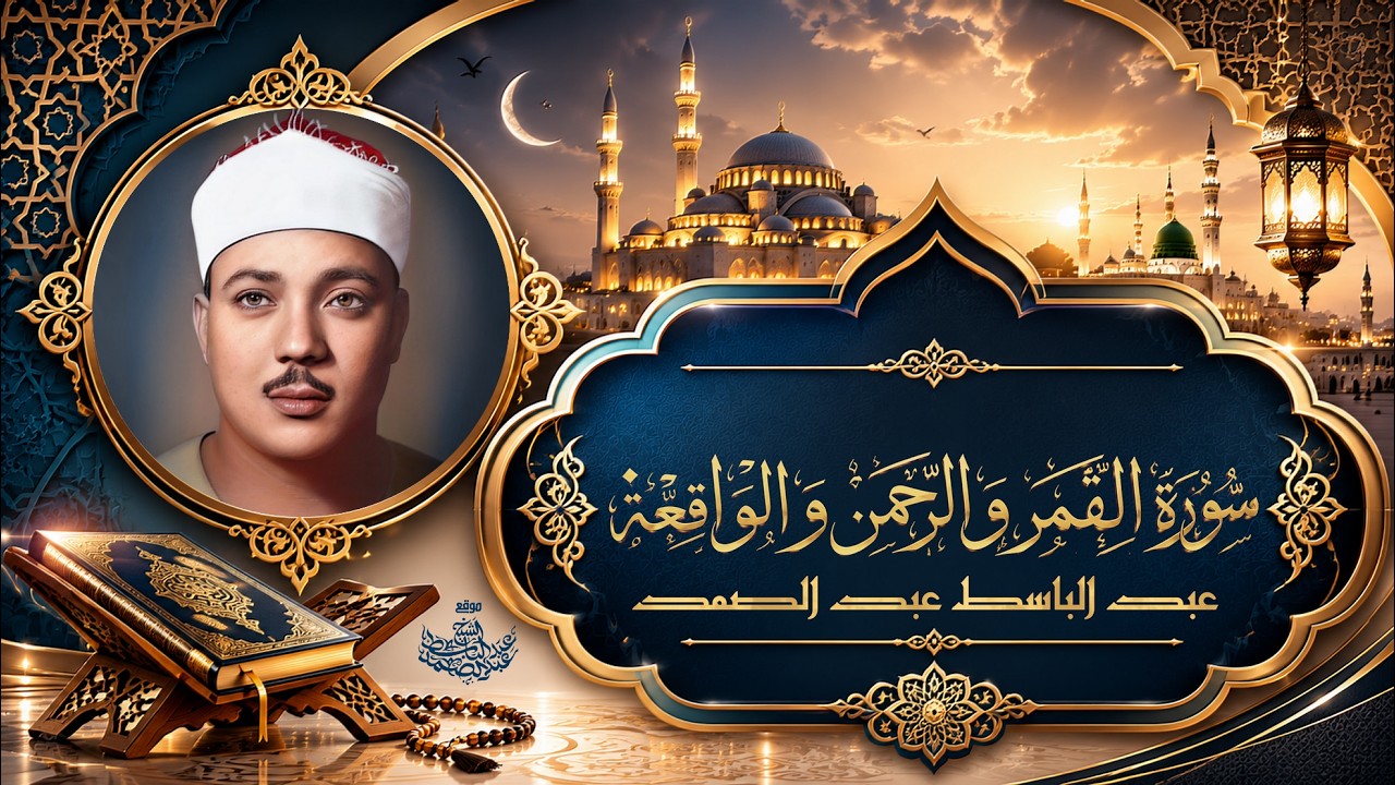 تلاوة تزلزل القلوب | ثلاثية القمر والرحمن والواقعة (راحة قلب لا تُوصف) | الشيخ عبدالباسط عبدالصمد cover art