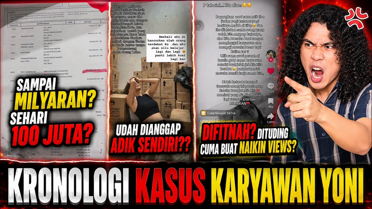 Setelah Vilmei, Kini Kak Yoni !! Kronologi Kasus Karyawan Yoni, Dugaan Penggelapan Hampir 1 Milyar? cover art