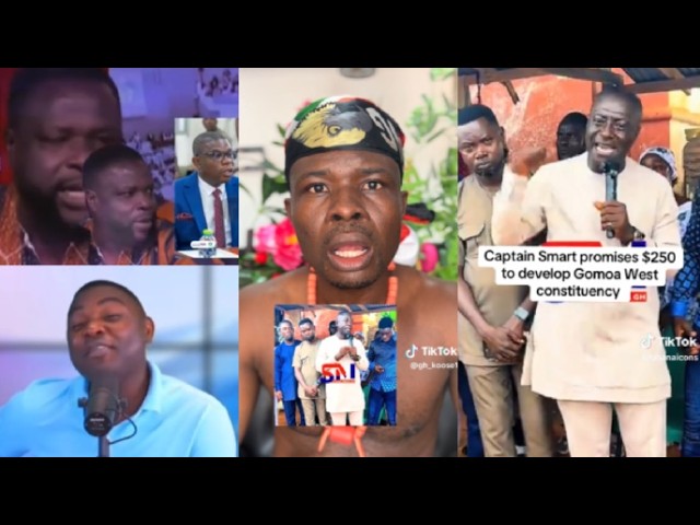 Captain Smart in trouble🤣as Angry NDC Members & Kevin Taylor, Koose fires On Gomoa West Seat cover art