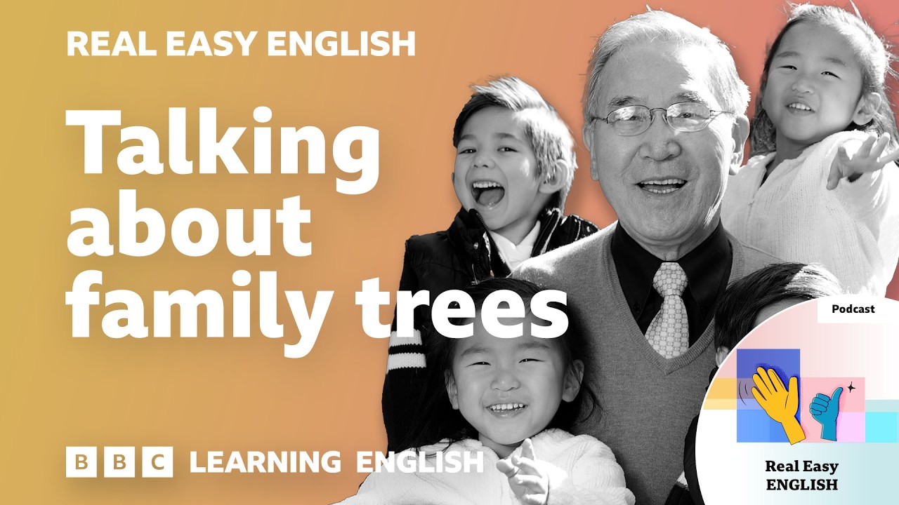 How to talk about your family tree in English🌳🤗: Real Easy English cover art