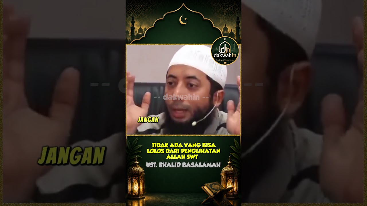 TIDAK ADA DOSA YANG LUPUT DARI PENGLIHATAN ALLAH SWT #kajianislam #ceramah #khalidbasalamah cover art