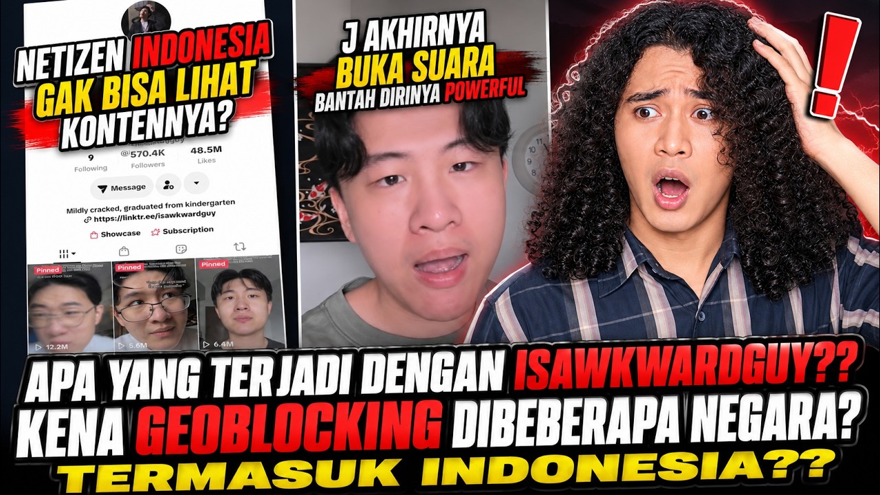 Heboh Influencer Malaysia ISAWKWARD GUY DIduga Kena Geoblocking, Termasuk di Indonesia? cover art