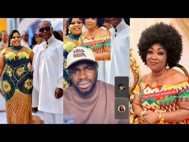 Mr  Tony Brown left sick wife 'STROKE' in Canada and got married to Side Chick as Ghanaians react cover art