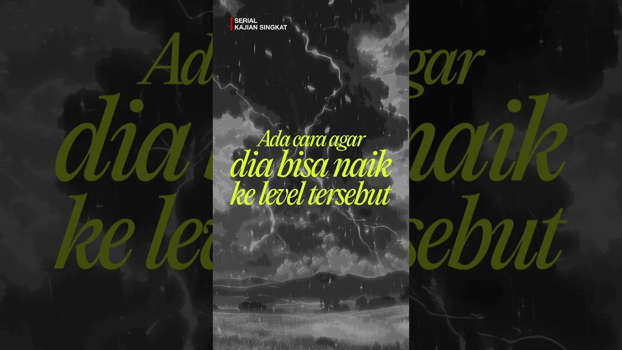 Kalau ujiannya makin berat, berarti kamu sedang 'naik kelas' di hidup ini cover art
