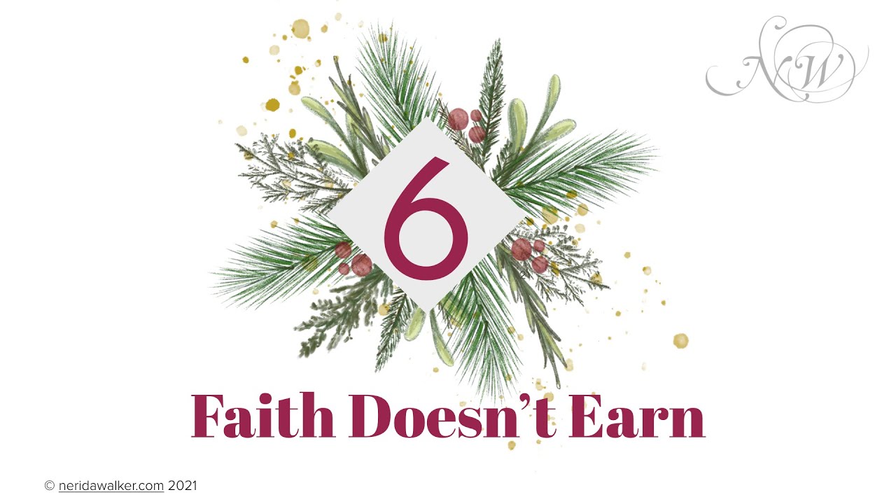 Fruitfulness Day 6 - Faith doesn’t earn cover art