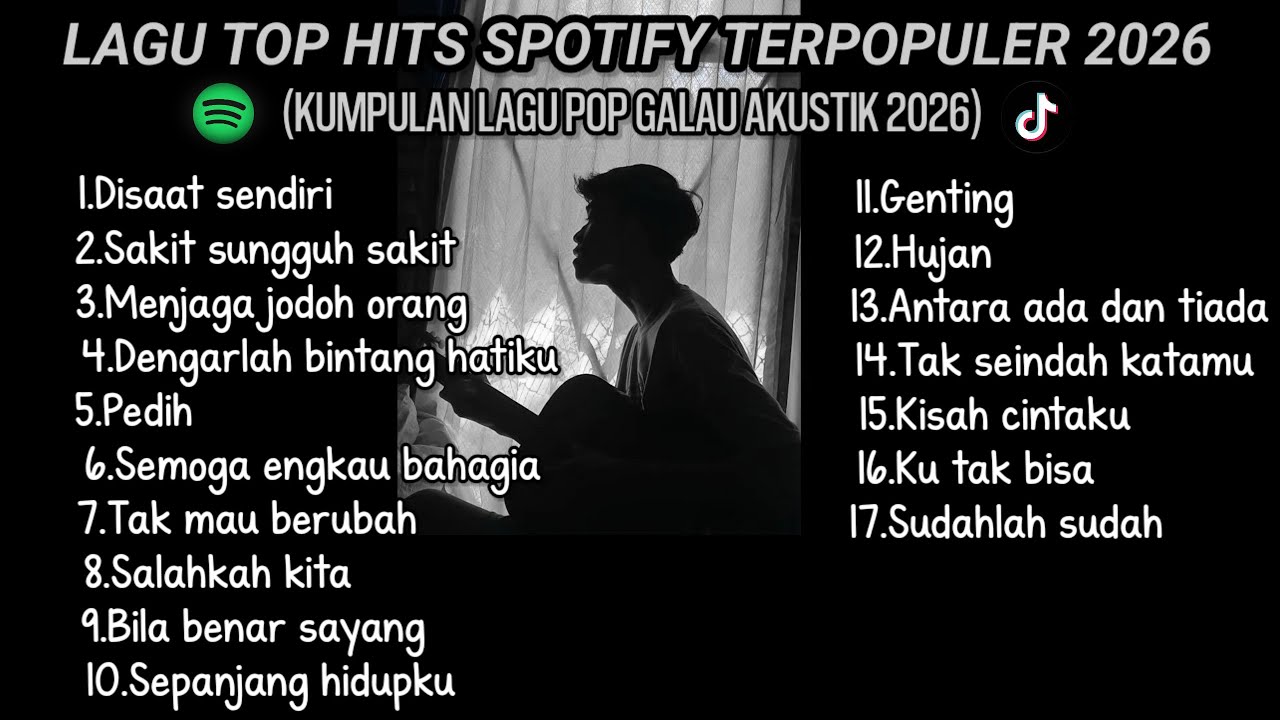 LAGU TOP HITS SPOTIFY TERPOPULER 2026 VIRAL TIK TOK PLUS LIRIK LAGU || kumpulan lagu pop galau 2026 cover art