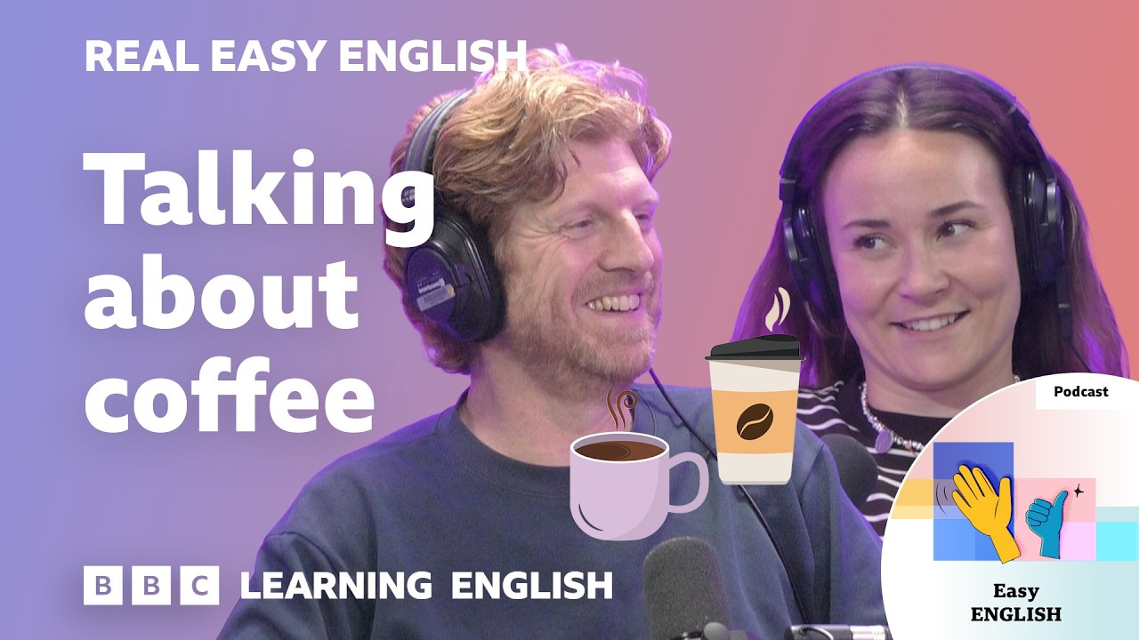 How do you take your coffee? ☕🥛🍯 Improve your listening skills with Real Easy English cover art